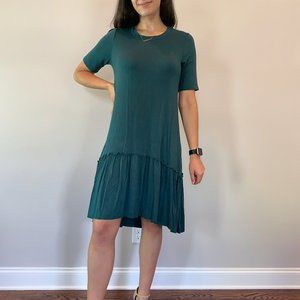 Winter Green Midi Dress